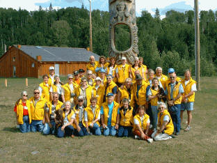 Group with Totem Pole